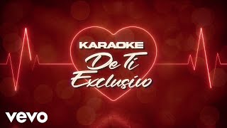 La Arrolladora Banda El Limón De René Camacho  De Ti Exclusivo Karaoke [upl. by Araem164]