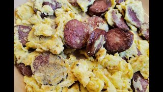 VENISON SAUSAGE and SCRAMBLED EGGS [upl. by Niveek]