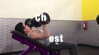 Planet Fitness Workout  Chest Shoulder Triceps 315lbs Bench [upl. by Eelrak]