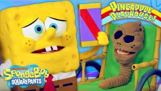 SpongeBob and Patrick Sell Chocolate IRL 🍫  Pineapple Playhouse [upl. by Dorita]