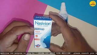 Nasivion nasal spray for block nose in hindi  बंद नाक को तुरंत खोले [upl. by Lleihsad]