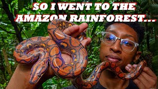 I WENT TO THE AMAZON RAINFOREST 2023 VLOG PT 1 [upl. by Belier]