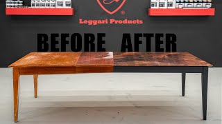 Foux Brown Marble Dining Table Using Epoxy Resin From Wood  Step By Step Easy DIY Tutorial [upl. by Nylrehc767]