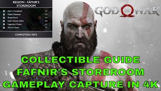 Fafnir Storeroom All Collectible Locations Guide God of War 2018 [upl. by Yttel421]