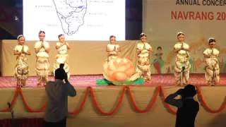 South Indian Dance Performance on Annual Day 2018  Brightland School Lucknow [upl. by Adok]