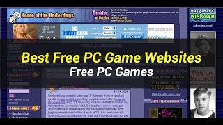 5 Best Free PC Game Websites  Free PC Games [upl. by Treblih]