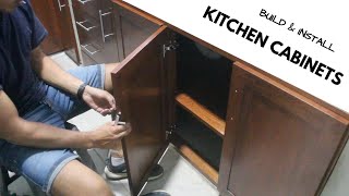 How to Build and Install Kitchen Cabinets [upl. by Hinkel273]