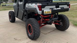 160hp Polaris Ranger Northstar Trail Boss Force Turbo  HCR Long Travel Turner cycles axles Review [upl. by Zulema]