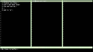 Understanding how sed works 14 [upl. by Rudy]