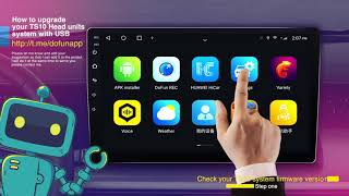 How to upgrade your TS10 head unit system with USB  如何通过U盘升级TS10系统 [upl. by Ashling91]