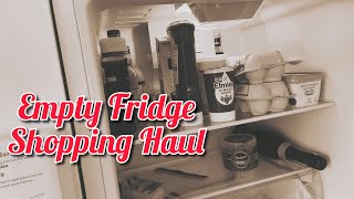 Sainsbury’s Empty Fridge Shopping Haul [upl. by Song]