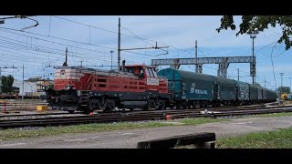 Treni passeggeri e manovre merci a Ravenna  Passenger trains and freight shunting in Ravenna [upl. by Floss]