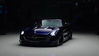 MercedesBenz AMG SLS Black Series 1 of 1 Gullwing Doored Review [upl. by Enialehs]