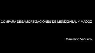 Compara las desamortizaciones de Mendizábal y Madoz [upl. by Sutit]