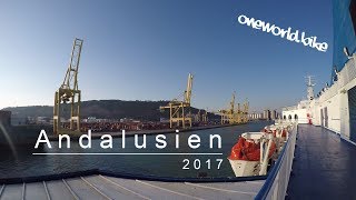 Motorradtour Andalusien  Fähre  Hafen  Barcelona  SpanienTour [upl. by Enneire]