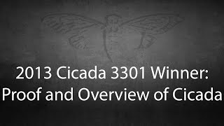 2013 Cicada winners overview of 3301  First in new Cicada 3301 series [upl. by Llenahs]