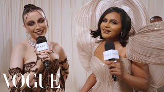 Mindy Kaling Breaks the 4th Wall With Emma Chamberlain  Met Gala 2024 With Emma Chamberlain [upl. by Boy]