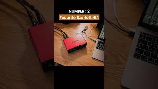 Top 5 Best Budget Audio Interface 2024 shorts [upl. by Leumek]