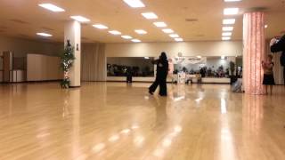 USA Dance Las Vegas  Stephanie Betts and Mark Leopardi Hustle Show Dance [upl. by Rasia]