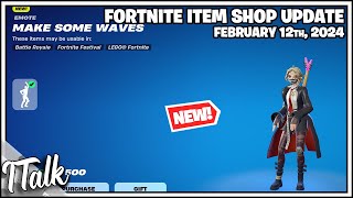 NEW MAKE SOME WAVES EMOTE Fortnite Item Shop February 12th 2024 Fortnite Chapter 5 [upl. by Peednama]