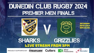 Dunedin Rugby Finals 2024  Premier Men  Dunedin V Green Island [upl. by Arikahs]