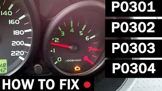 p0301 p0302 p0303 p0304 how to fix misfire [upl. by Ahsiliw]