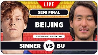 SINNER vs BU • ATP Beijing 2024 SemiFinal • LIVE Tennis Watchalong Stream [upl. by Iarised468]