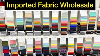 ShirtTshirt Fabric Wholesaler  Imported Raw Fabric House [upl. by Nohsed]