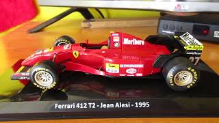 Ferrari 412 T2 Jean Alesi 1995  Diecast 124 Centauria Le Grandi Ferrari F1  Marlboro decals [upl. by Trudi736]