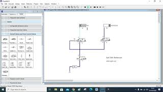 Rangkaian Penerapan Pneumatic Timer [upl. by Claudy]