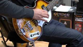 Westfield VB960 Violin Bass Guitar Review by Rikkis Music Shop Edinburgh [upl. by Rehpotsyrhc610]