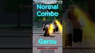 Garou Combo roblox tsb thestrongestbattlegrounds edit gojo kj garou combo death robloxian [upl. by Pravit]