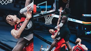 Anthony Edwards Dunk of the Year 202021 NBA Season [upl. by Ilocin309]