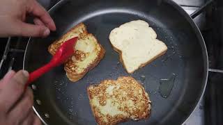 Receta de Tostadas francesas con aguacate queso y tocineta [upl. by Ramsay]