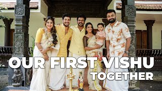 Our Perfect Vishu Together  Advance Vishu Wishes Fam  Ft Jeeva Lijo Aparna Thomas [upl. by Roxana]