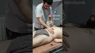 ASMR CHESTARMSHOULDER MASSAGE THERAPY satisfying relaxing asmr shorts massage [upl. by Sennahoj]