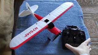 Volantex Sport Cub 500 7614 RC Airplane  Unboxing amp Testing Components [upl. by Nillad]