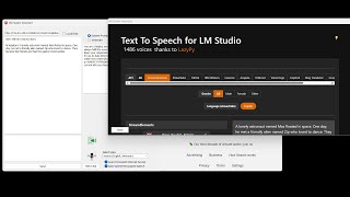 LM Studio Speech To Speech  1400 Voices 90 Languages No Code [upl. by Albin]