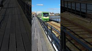 Severn Lamb Train travelling along Southend Pier on September 28th 2024 southendonsea southend [upl. by Assenev]