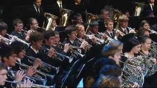 British Eighth March by Zo Eliott editted by Qunicy Hilliard2013 NAfME All National Concert Band [upl. by Ilil]