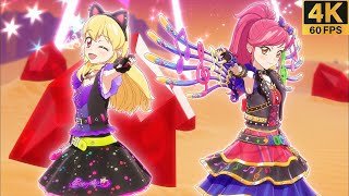 Aikatsu ✶2wingS ❖ Ichigo ❖ Seira ✵ Idol Activity Ver Rock ✵【 Master 4K 】 [upl. by Charry]