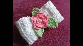 crochet headband for baby girl crochet headband new design [upl. by Michaud246]