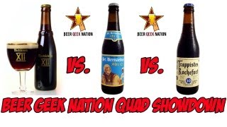 Wesvletern 12 vs Rochefort 10 vs St Bernardus 12  Beer Geek Nation Craft Beer Reviews [upl. by Aneej]