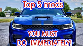 Top 5 Dodge Charger mods you must do immediately [upl. by Leimad]