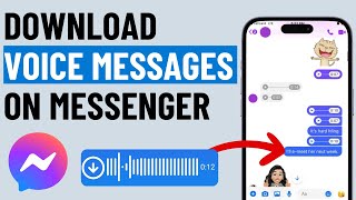 How to Download Facebook Messenger Voice Messages 2024 [upl. by Woll]