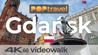 Walking in GDANSK  Poland  Around the Old Town  4K 60fps UHD [upl. by Gnous122]