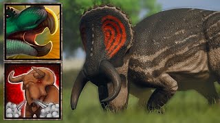 The Best Nasutoceratops Build  Path of Titans [upl. by Ahsiekel]