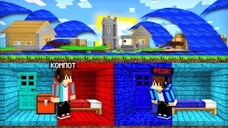 MINECRAFT KOMPOT VA SOHTA KOMPOT SUNAMIDAN BERKINISH UCHUN BUNKER QURUSHTIMI minecraft artifact [upl. by Isewk]