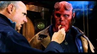 Hellboy Learns to Light a Cigar [upl. by Adur]