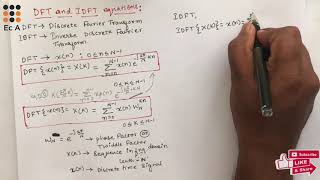 DSP3 Discrete Fourier Transform DFT and Inverse Discrete Fourier Transform IDFT  EC Academy [upl. by Aropizt481]